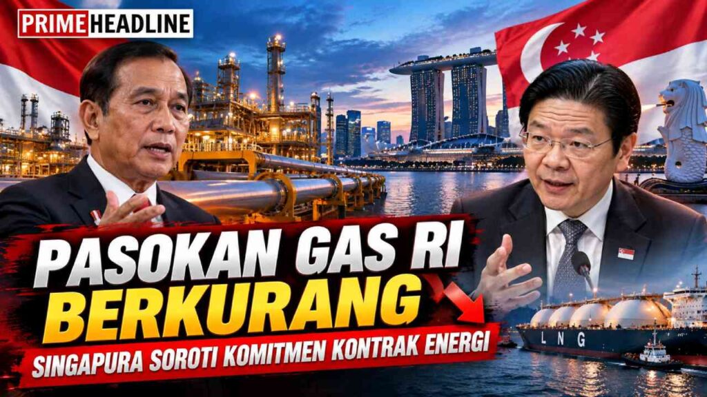 Pasokan Gas RI Berkurang, Singapura Soroti Komitmen Kontrak Energi