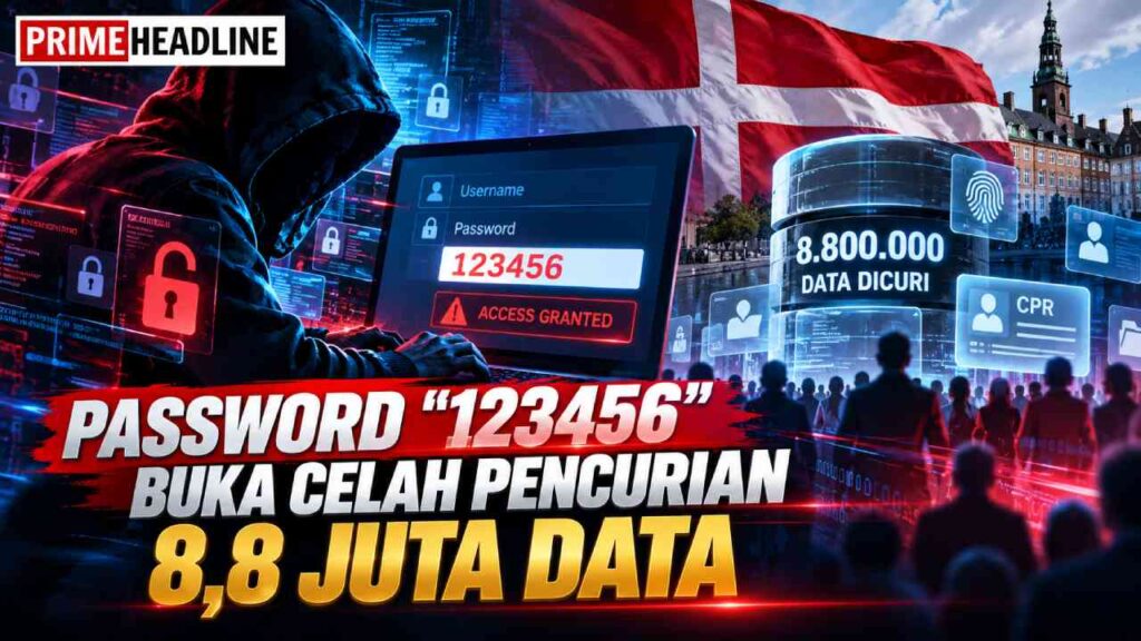 Password "123456" Buka Celah Pencurian 8,8 Juta Data