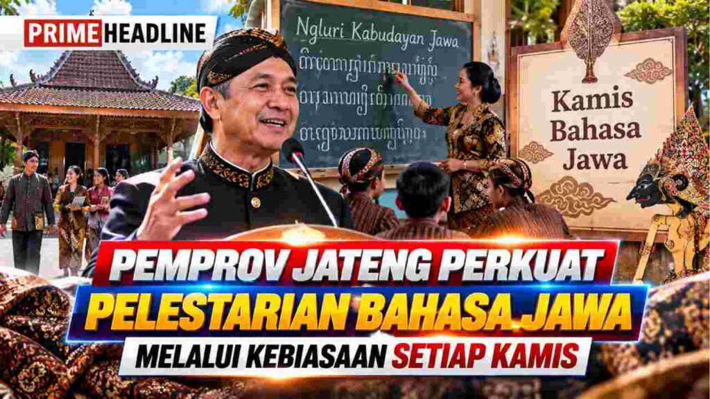Pemprov Jateng Perkuat Pelestarian Bahasa Jawa Melalui Kebiasaan Setiap Kamis