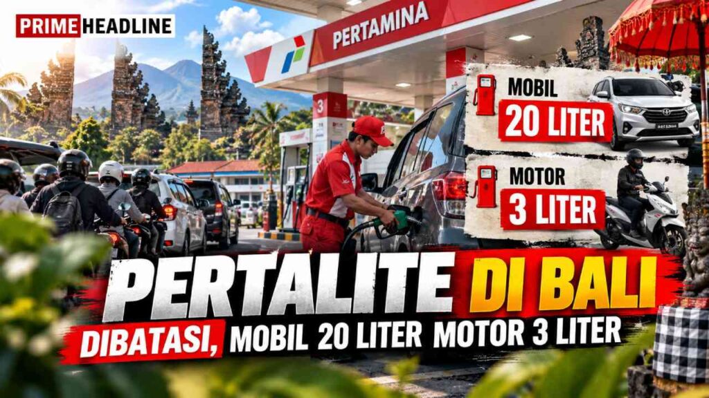 Pertalite di Bali Dibatasi, Mobil 20 Liter Motor 3 Liter