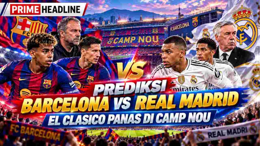 Prediksi Barcelona vs Real Madrid, El Clasico Panas di Camp Nou