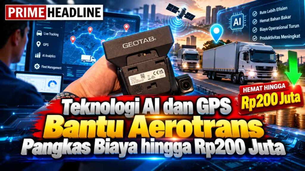 Teknologi AI dan GPS Bantu Aerotrans Pangkas Biaya hingga Rp200 Juta