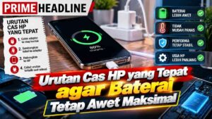 Urutan Cas HP yang Tepat agar Baterai Tetap Awet Maksimal