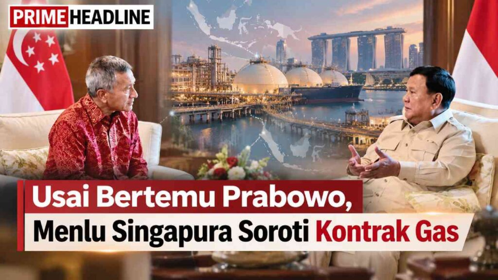 Usai Bertemu Prabowo, Menlu Singapura Soroti Kontrak Gas