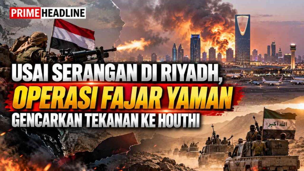 Usai Serangan di Riyadh, Operasi Fajar Yaman Gencarkan Tekanan ke Houthi