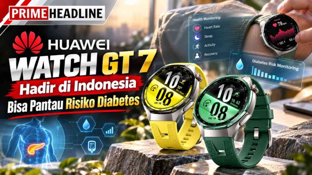 Huawei Watch GT 7 Hadir di Indonesia, Bisa Pantau Risiko Diabetes